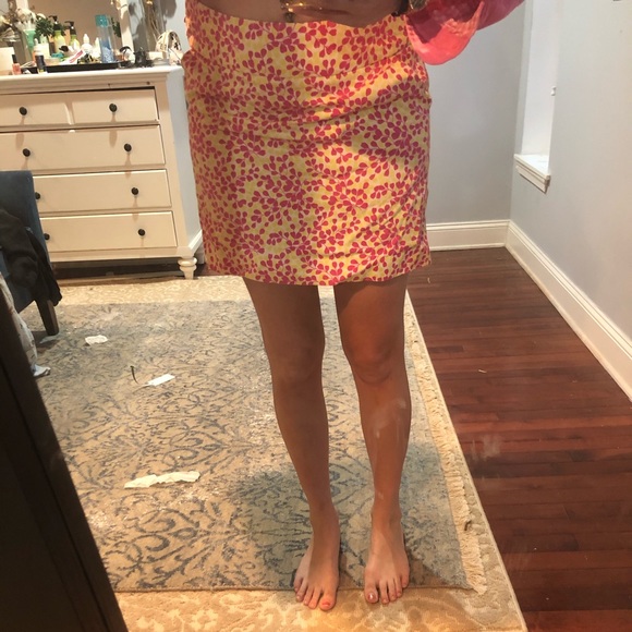 J. Crew Pink and Green Skirt - Picture 3 of 3